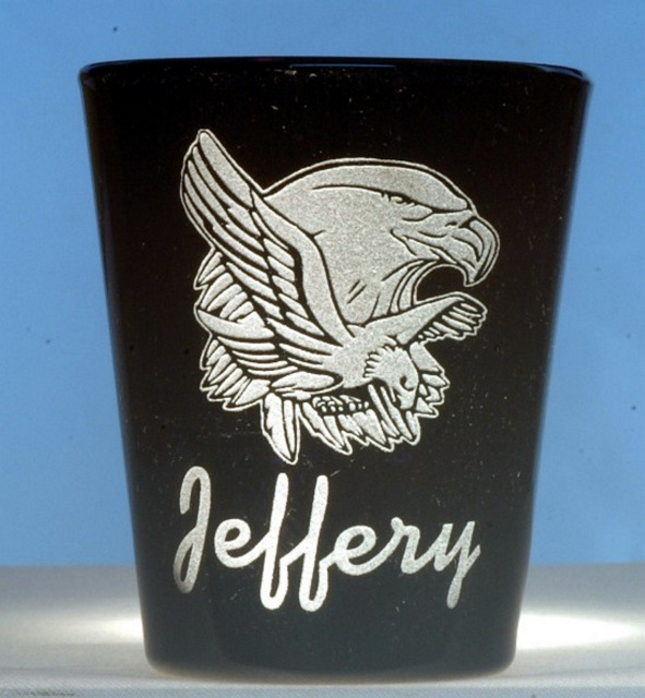 Eagle Shot Glasses personalized with Name